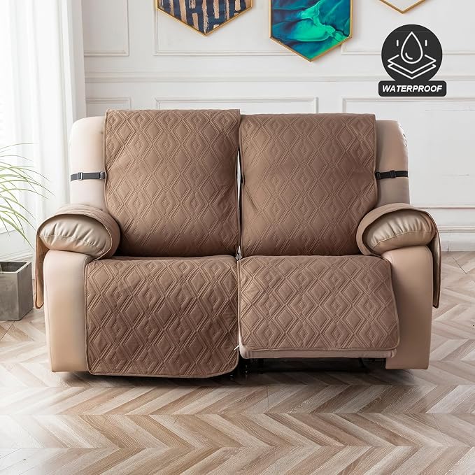 Genina Waterproof Loveseat Recliner Cover Non-Slip, Sofa Cover - Image 8