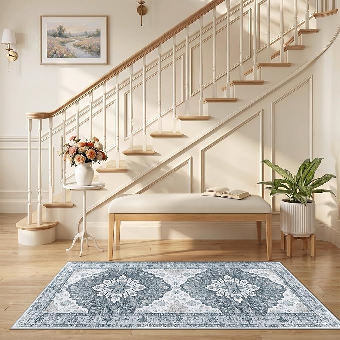 RELEANY Area Rugs 2'6"x5' Runner Rug Non Slip Washable - Image 2