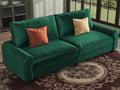 EASE MOOSE 88.5" Large Seat Velvet Loveseat Sofa, Soft Deep Seat Couches by EASEMOOSE
