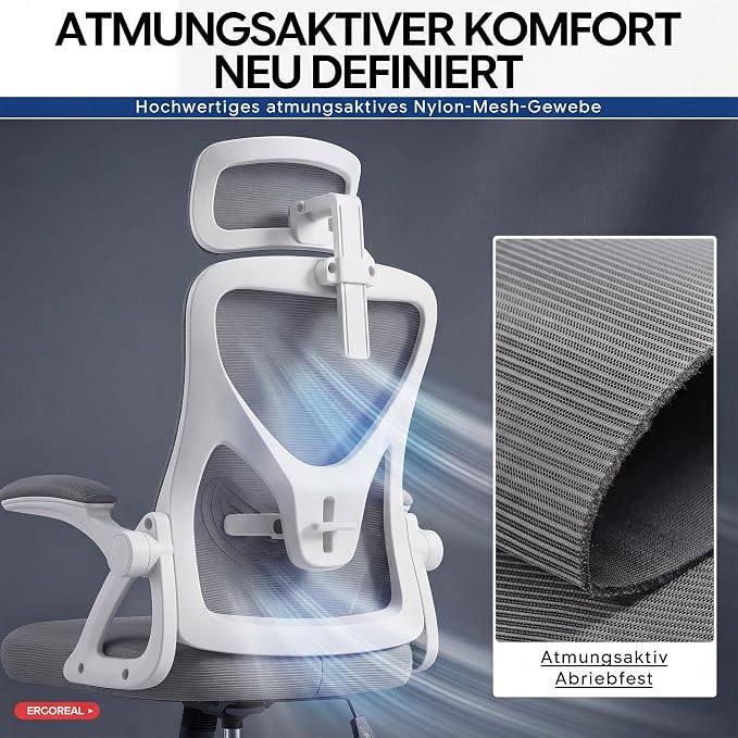 Ergonomic Office Chair, Mesh Desk Chair - Image 7