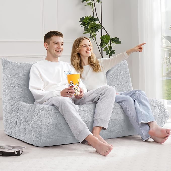 Bean Bag Loveseat Chair Big Sofa Beanbag Chair - Image 7