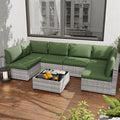 KIGOTY Patio Furniture Set, 7 Pieces Modular Outdoor Sectional Sofa, PE Rattan by KIGOTY
