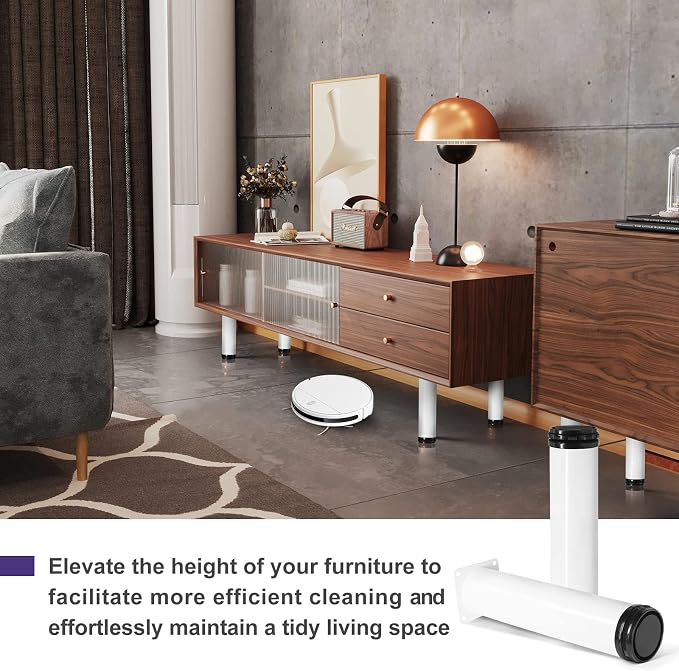10 Inch Metal Furniture Legs Stainless Steel Adjustable Legs White Metal Legs - Image 4