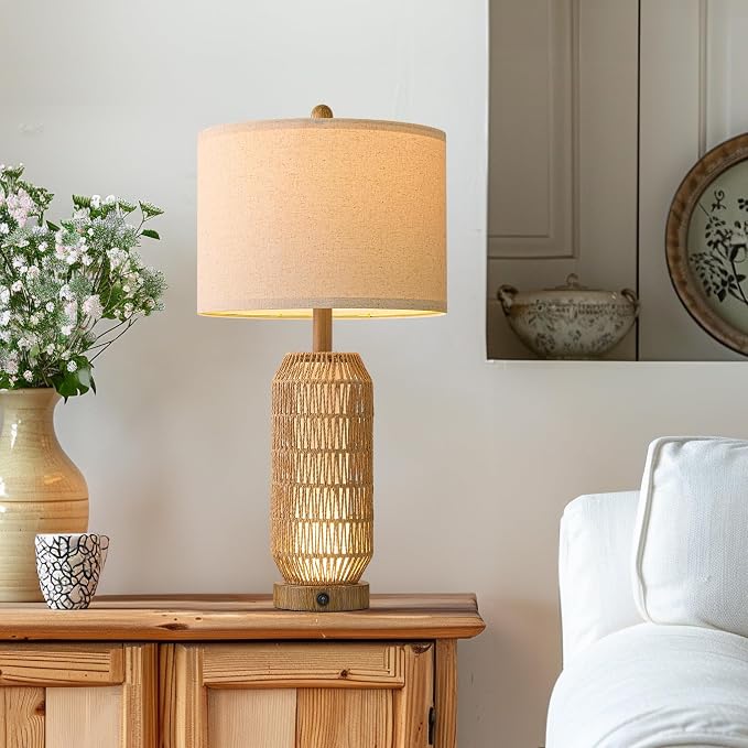 OYEARS 25" Table Lamps Set of 2 - Image 6