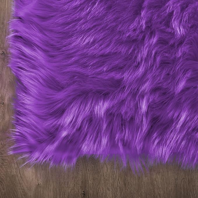 Latepis Round Area Rugs 6ft Washable Fur Rugs - Image 6