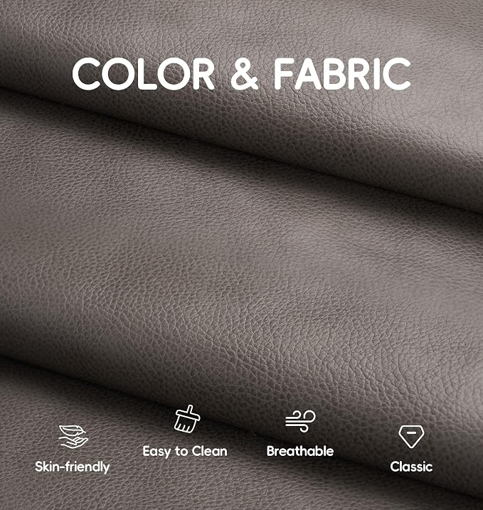 Hobestluk Small Bean Bag Chair Leather Beanbag Lazy Floor Sofa Bean Bags - Image 7