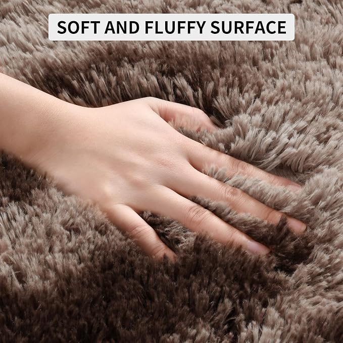 Tepook Fluffy Large Rugs for Living Room, Area Rug 6x9 Soft Carpet for Bedroom - Image 7