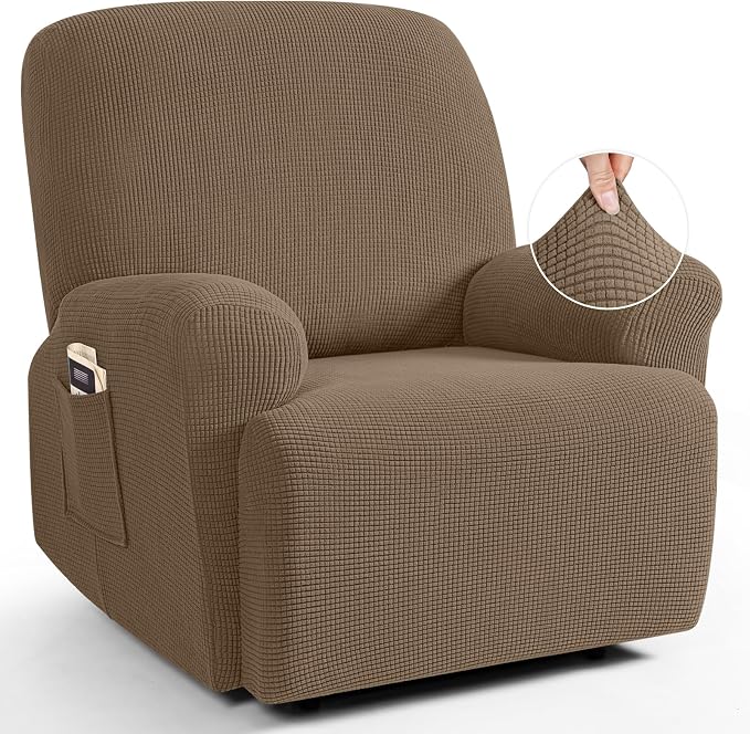 TAOCOCO Oversized Recliner Chair Covers, 1 Seater Streach Recliner Covers Soft by TAOCOCO