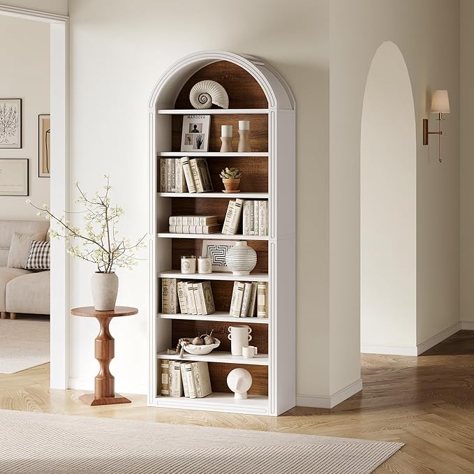 LITTLE TREE 8-Tier Bookcase, 78.7" Tall Bookshelf by LITTLETREE