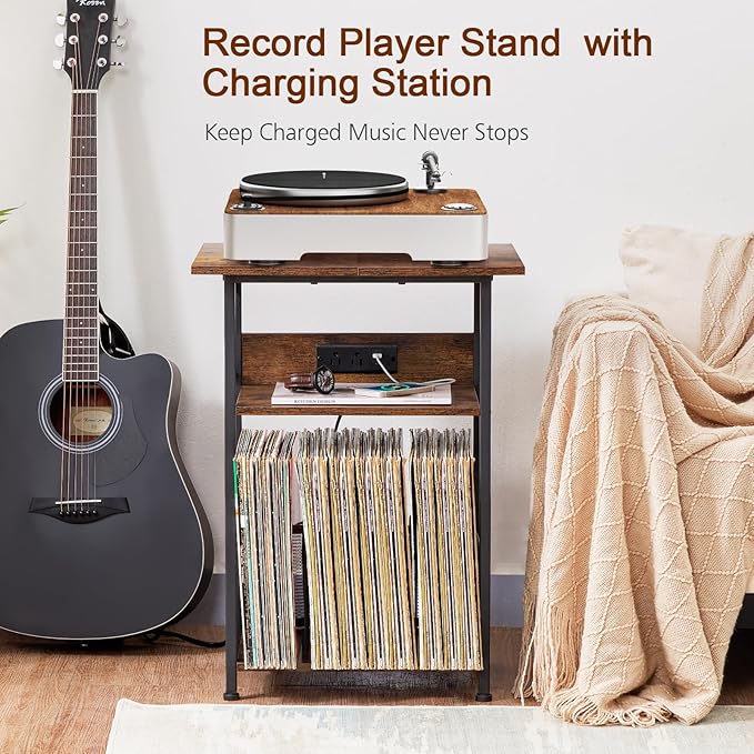 AMHANCIBLE Record Player Stand - Image 2