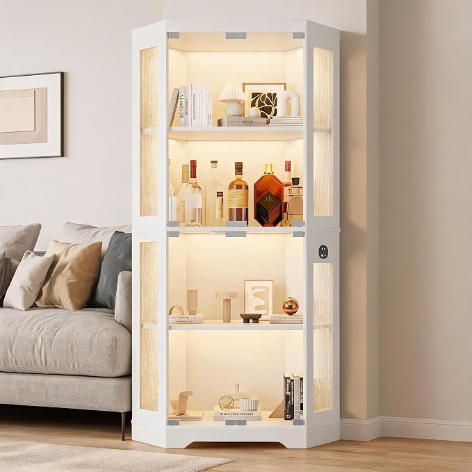 GarveeHome Corner Display Cabinet by GarveeHome
