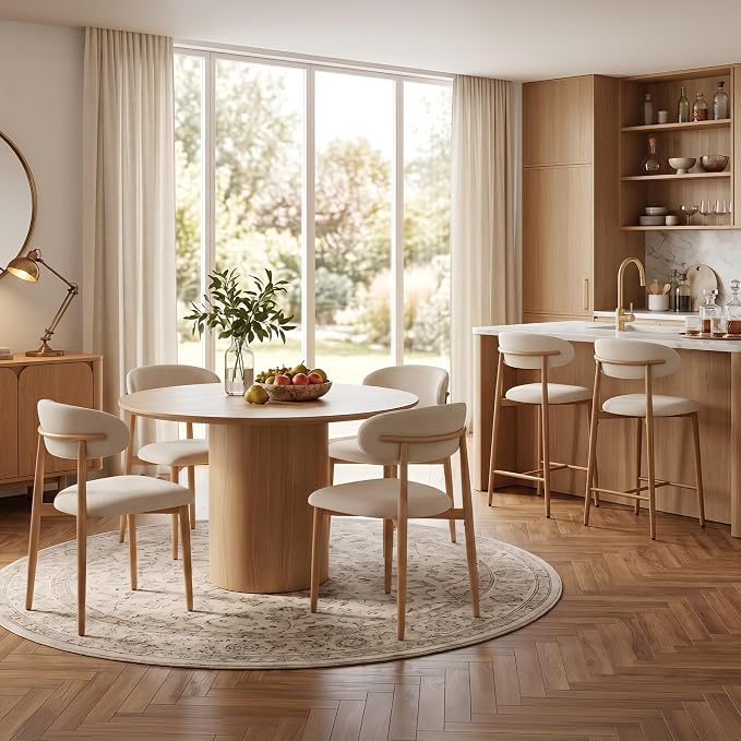 UVV Dining Chairs Set of 8, Metal Kitchen Chairs - Image 3