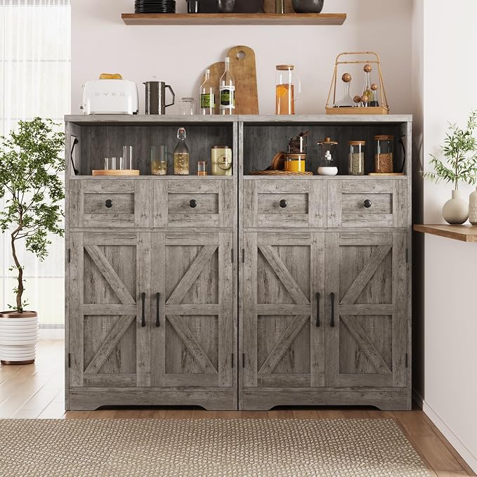 FiveWillowise Small Farmhouse Storage Cabinet - Image 4