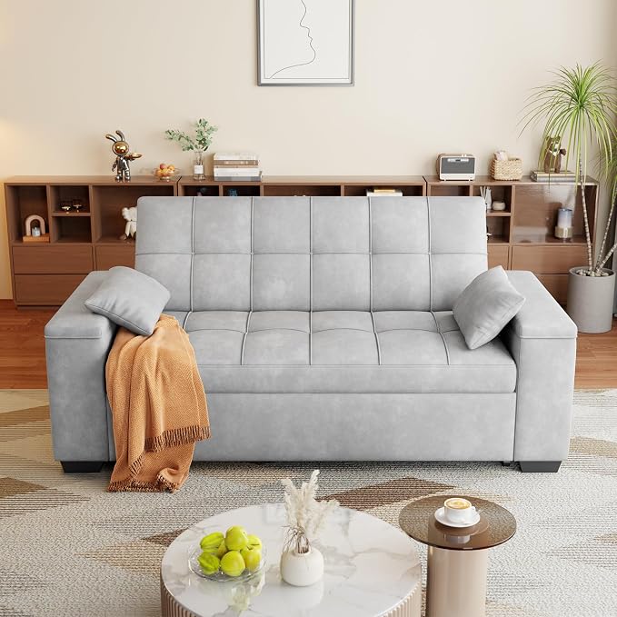 Gizoon Convertible Sofa Bed, Loveseat Sleeper Sofa - Image 9