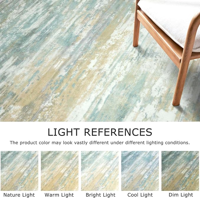 KOZYFLY Modern Abstract Hallway Runner Rug, 2x8 Kitchen Rugs Non-Slip Washable - Image 4