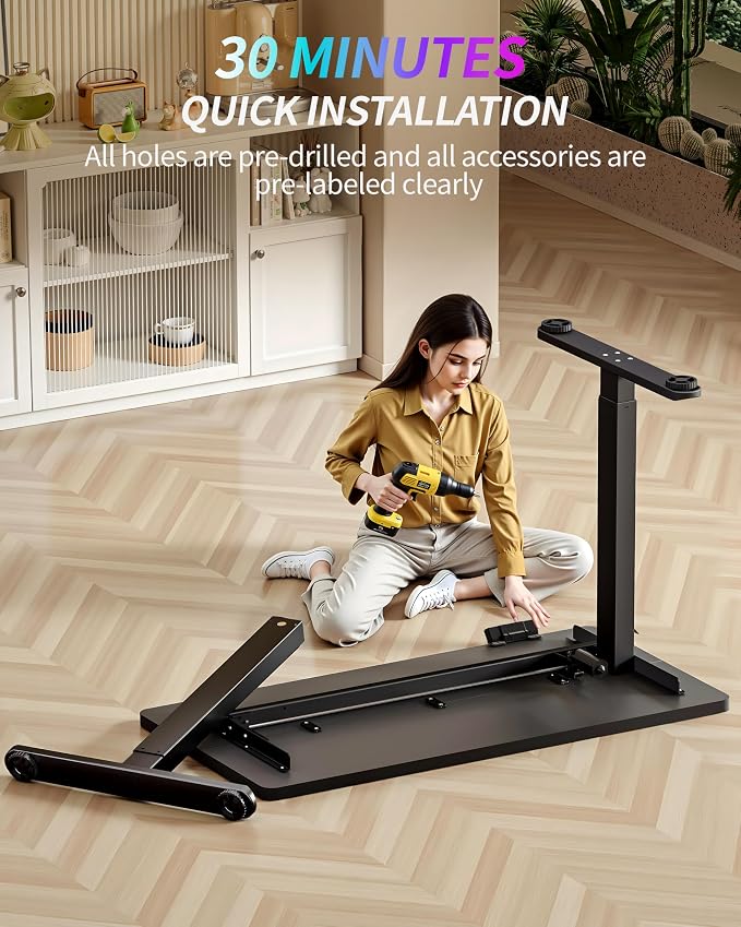 BIZUM Standing Desk Electric Adjustable Computer Desk-Stand up Desk Office - Image 7