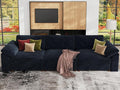 EASE MOOSE Modern 3 Seat Sectional Modular Sofa, FSC Certified Chenille Comfty by EASEMOOSE