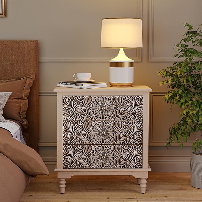 SUNBURY Night Stand Set 2, Accent End Table - Image 6