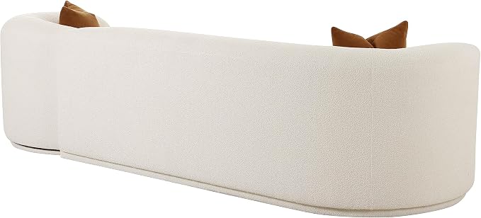 Tov Furniture Fickle Cream Boucle 2-Piece Modular LAF Sofa - Image 8