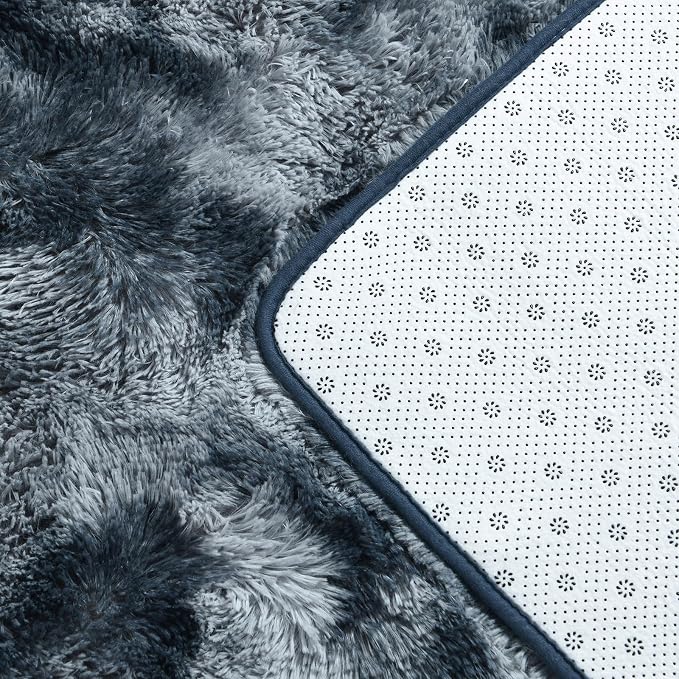 Deerhoo Shag Area Rug, 4 X 6 Tie-Dyed Plush Fuzzy Rugs - Image 6