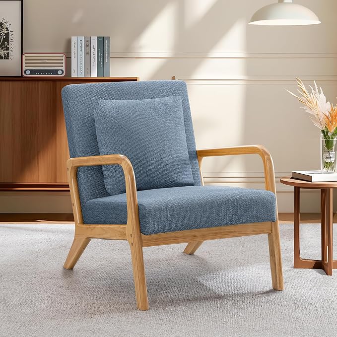 ELUCHANG Mid-Century Modern Accent Chair - Image 9