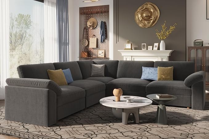 EASE MOOSE Oversized Modular Sectional Sofa, Extra Large L Shape Sectional by EASEMOOSE