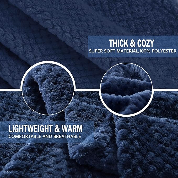 Exclusivo Mezcla Fleece Throw Blanket Extra Large, Super Soft and Warm Blankets - Image 6
