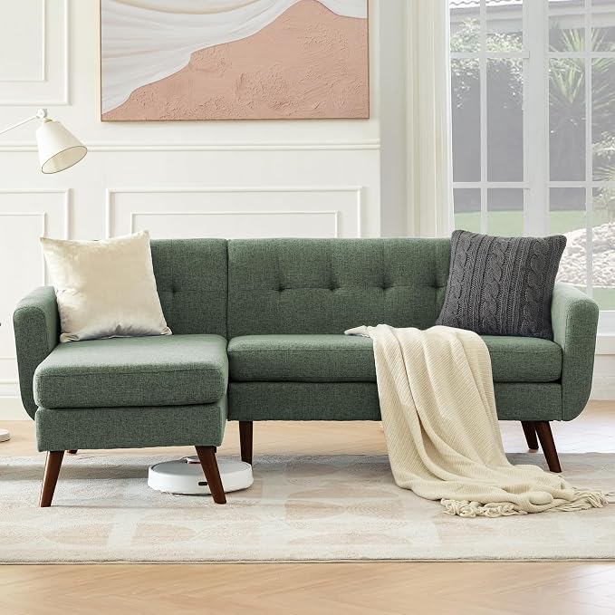 Kingfun L Shaped Couch, Sectional Couches, 3 Seater Sofas - Image 3