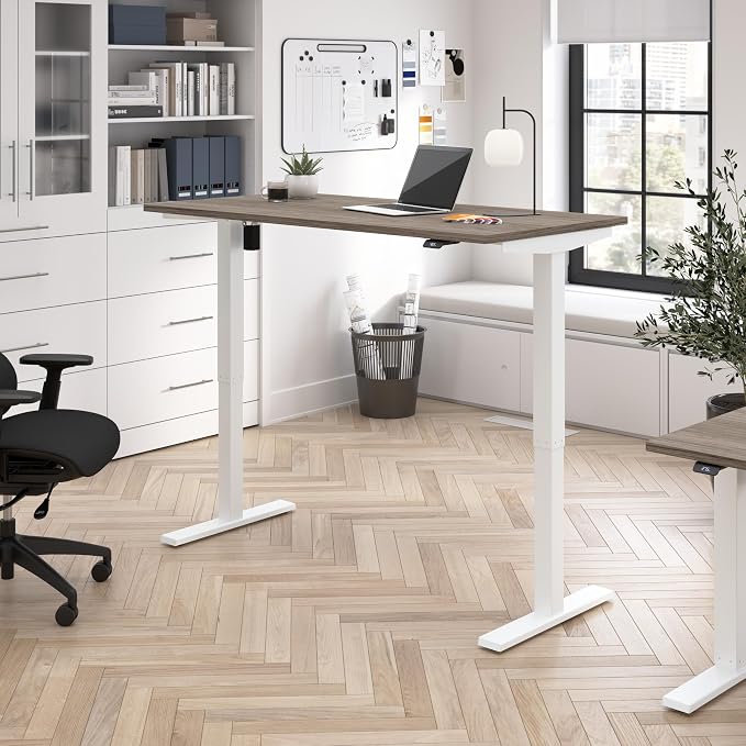 Bush Business Furniture 60-inch Electric Height Adjustable Standing Desk - Image 2