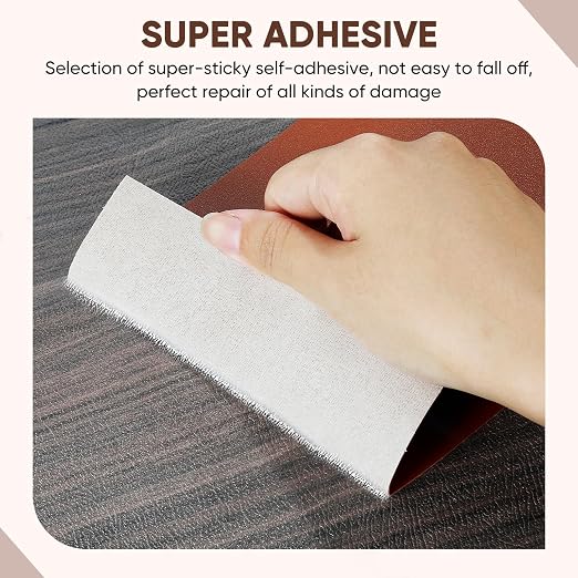 Leather Repair Tape, 16 x 30 Inches Self Adhesive Leather Repair Patch，Leather - Image 3