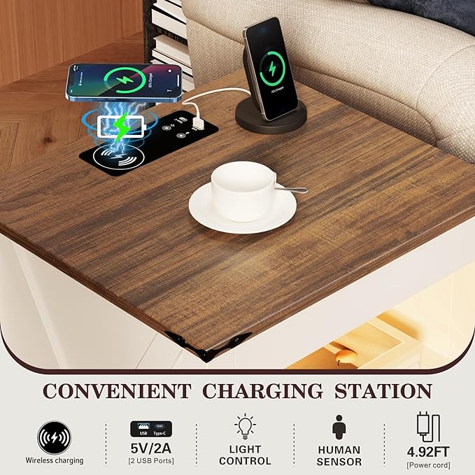 HWB LED Nightstand Set of 2 - Image 4