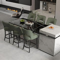 VKNOW Bar Stools Set of 6, Modern Counter Stools by VKNOW