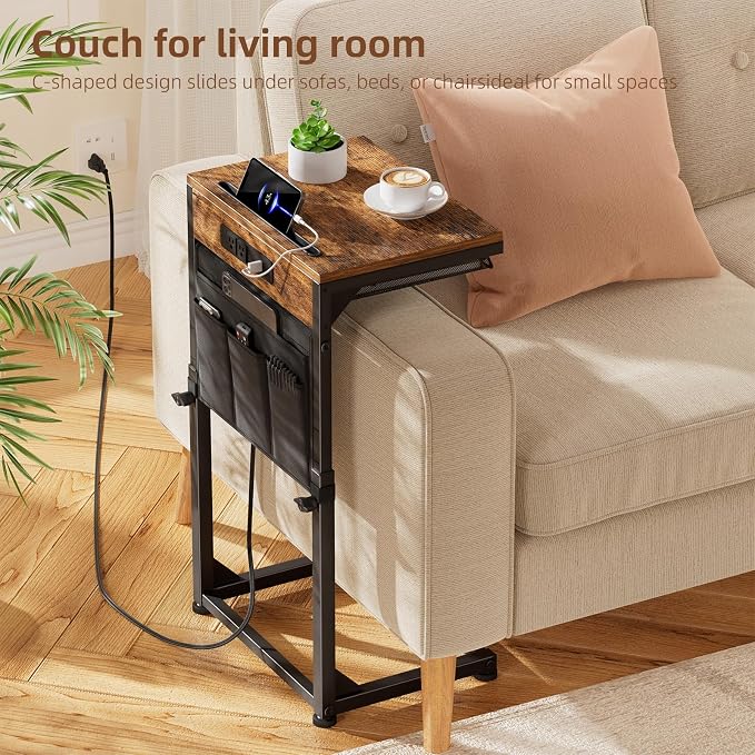 Simple Trending Side Table, C Shaped End Table - Image 4
