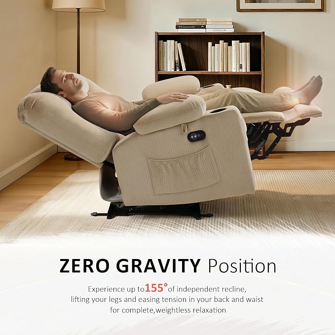 MCombo 55.9" Zero Gravity Power Loveseat Recliner - Image 5