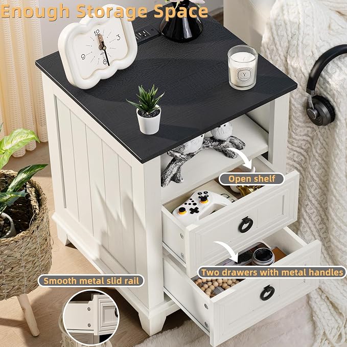 Joaxswe 18" Farmhouse Night Stand - Image 4