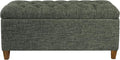 Homepop Home Decor Tufted Ainsley Button Storage Ottoman Bench by HomePop