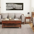 Mid-Century Modern Living Room Coffee Table Set, 2-Piece Solid Wood Living Room by MIAUWUUFHOME