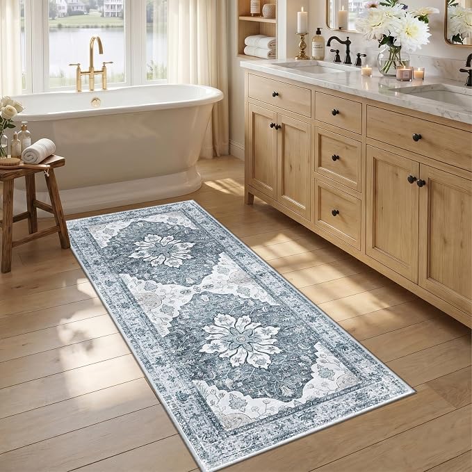 RELEANY Area Rugs 2'6"x5' Runner Rug Non Slip Washable by RELEANY