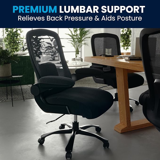 Flash Furniture Big & Tall Swivel Office and Gaming Chair - Image 9