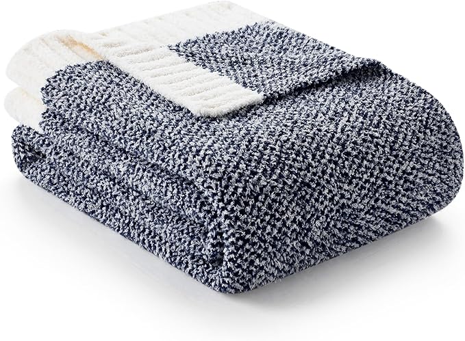 Snuggle Sac Heather Navy Throw Blanket by SnuggleSac