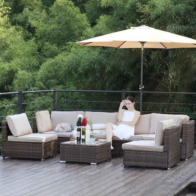 7-Piece Outdoor Patio Furniture Set - Image 7