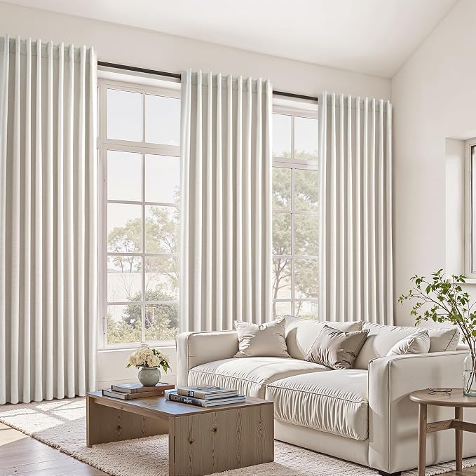 Topfinel 132 Inch Curtains Extra Long Living Room - Image 5