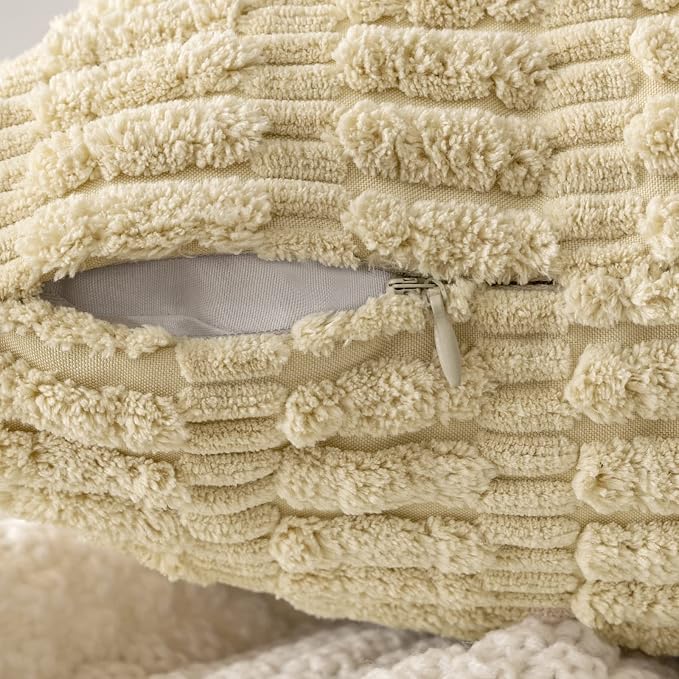 MIULEE Pack of 2 Corduroy Decorative Throw Pillow Covers 20x20 Inch Soft Boho - Image 7