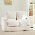 MAXYOYO Extra Wide Kids Bean Bag Chair, Comfy Faux Fur Bean Bag Sofa by MAXYOYO