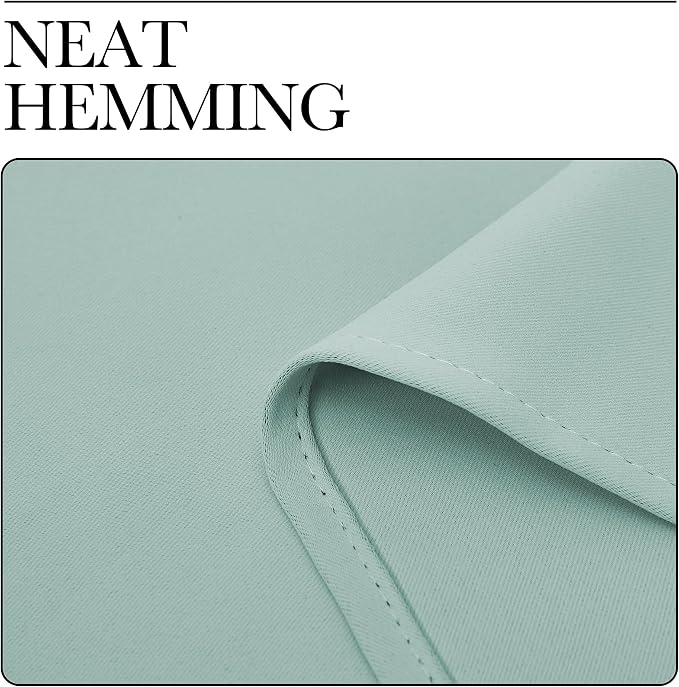 NICETOWN Blackout Curtains for Living Curtains, Aqua Blue, 2 Panels, 42 by 84 - Image 7