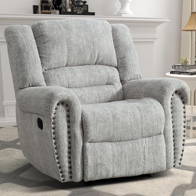CANMOV Manual Recliner Chair, Classic and Traditional Manual Recliner Chair by CANMOV