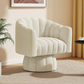 Dewhut Swivel Accent Chair, 360° Swivel Barrel Chair by FocusOnQualityFurniture
