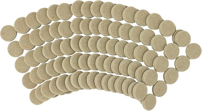 Smart Surface 8727 Heavy Duty Self Adhesive Furniture Felt Pads 1-Inch Round - Image 3