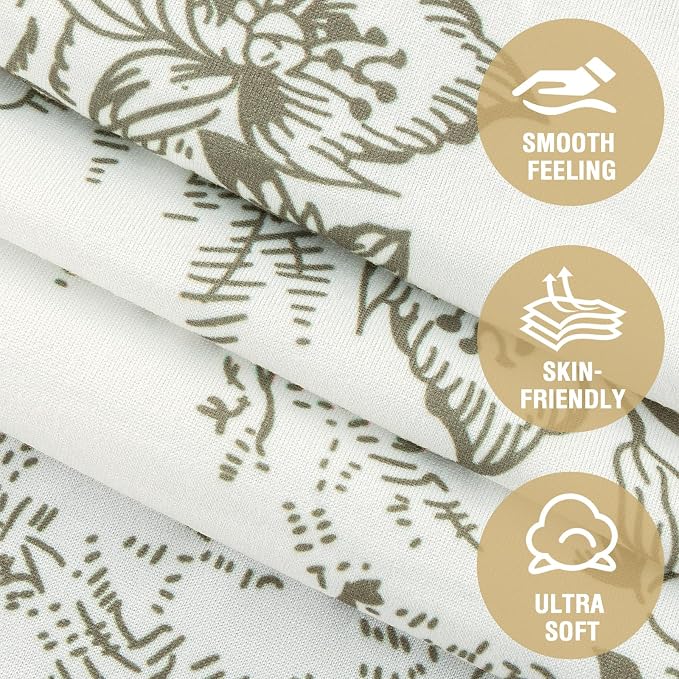 H.VERSAILTEX High Stretch Couch Cover 2 Cushion Sofa Printed Love Seat Couch - Image 5