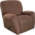 ANARACHON Recliner Chair Covers Leather Look, 4 Pieces Recliner Covers Non Slip by ANARACHON